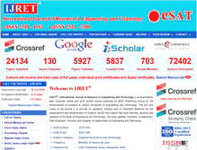 Tablet Screenshot of ijret.org